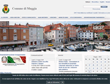 Tablet Screenshot of comune.muggia.ts.it